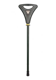 Canne de marche à hauteur fixe avec siège rabattable