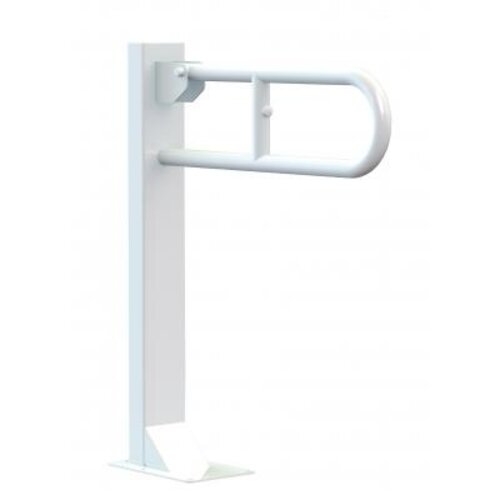Support de WC avec fixation au sol, longueur 70 cm