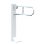 Support de WC avec fixation au sol, longueur 70 cm