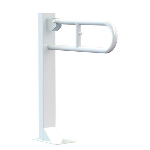Support de WC avec fixation au sol, longueur 70 cm