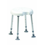 Tabouret de douche avec évidement à l'avant
