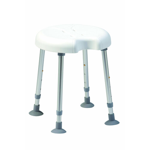 Tabouret de douche avec évidement à l'avant