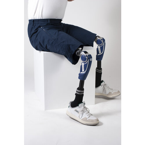 Short classique pour fauteuil roulant - bleu cobalt