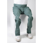 Pantalon pour fauteuil roulant avec fermetures éclair latérales - coton vert
