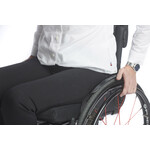 Pantalon fauteuil roulant sur élastique - jean noir