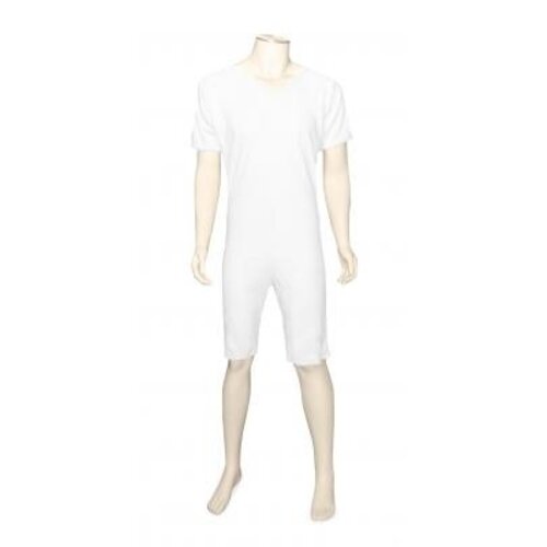 Pyjama d'allaitement GCare manches courtes et jambes, blanc