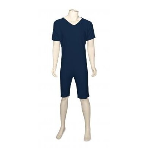 Pyjama d'allaitement manches courtes et jambes GCare, bleu marine