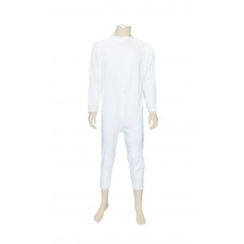 Pyjama d'allaitement GCare manches longues et jambes, blanc