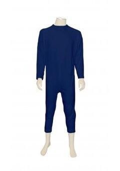 Pyjama d'allaitement GCare manches longues et jambes, bleu marine