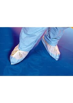 Protège-chaussures à semelle blanc/bleu - Boîte de 400