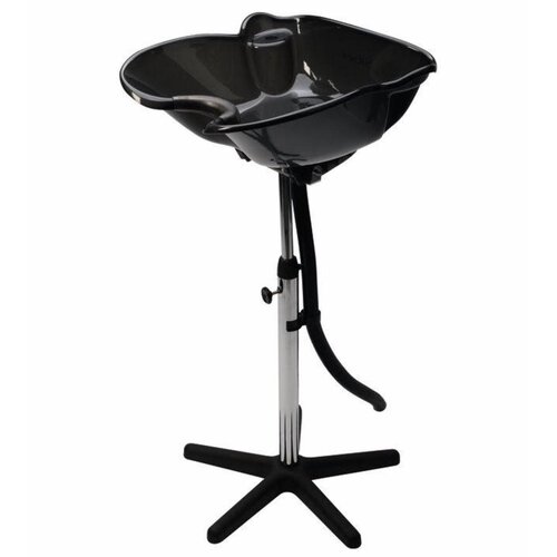 Lavabo pour coiffeur, évier basculant, noir