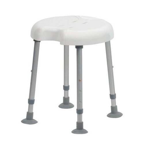Tabouret de douche avec évidement à l'avant