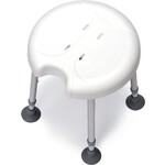 Tabouret de douche avec évidement à l'avant