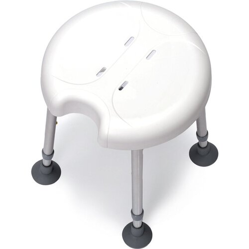 Tabouret de douche avec évidement à l'avant