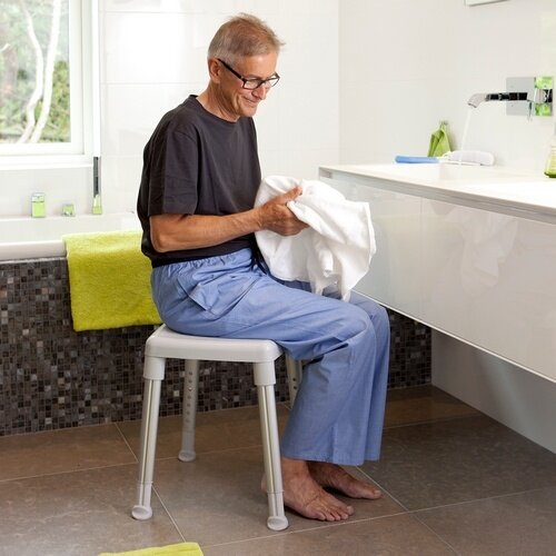 Tabouret de douche Etac Smart, gris