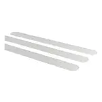 Autocollants antidérapants allongés 2,5 x 24,5 cm - Lot de 12