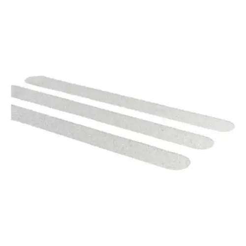 Autocollants antidérapants allongés 2,5 x 24,5 cm - Lot de 12