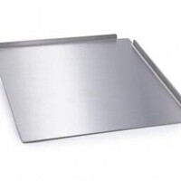 Planche sandwich alu à bords relevés, 16 x 16 cm