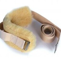 Paire de bracelets, avec fourrure synthétique