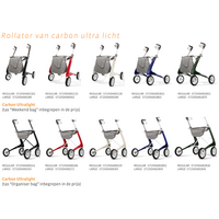 Rollator Carbon Ultralight : ultra léger, ergonomique et moderne