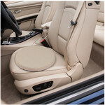 Chaise pivotante pivotante avec housse en polaire