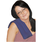 Ensemble de pantoufles et cache-cou allant au micro-ondes