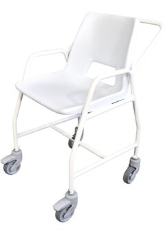 Chaise de douche mobile Hythe à roulettes