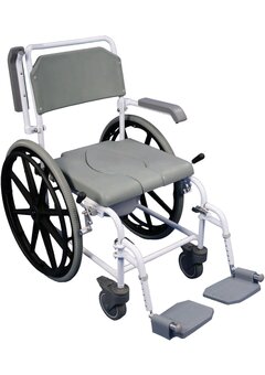 Chaise de douche-WC automotrice