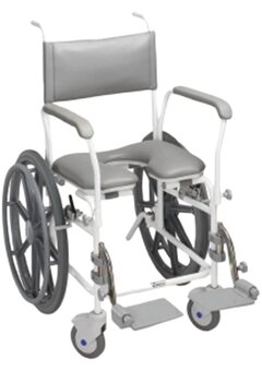 Chaise de douche-WC automotrice