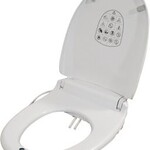 Abattant WC E Loo avec nettoyage de bidet avec sèche-cheveux à air chaud, veilleuse et siège chauffant confort