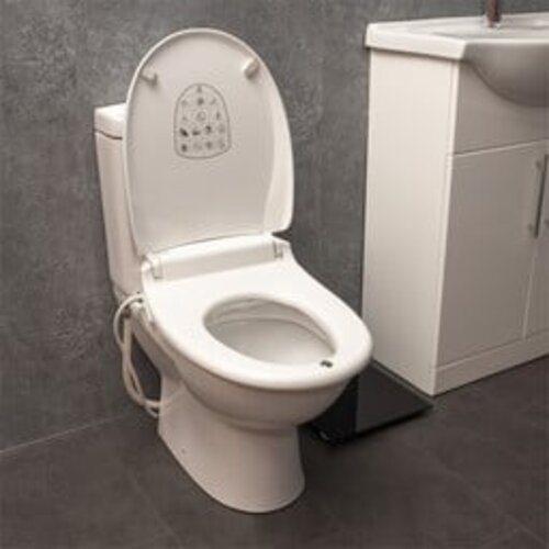 Abattant WC E Loo avec nettoyage de bidet avec sèche-cheveux à air chaud, veilleuse et siège chauffant confort