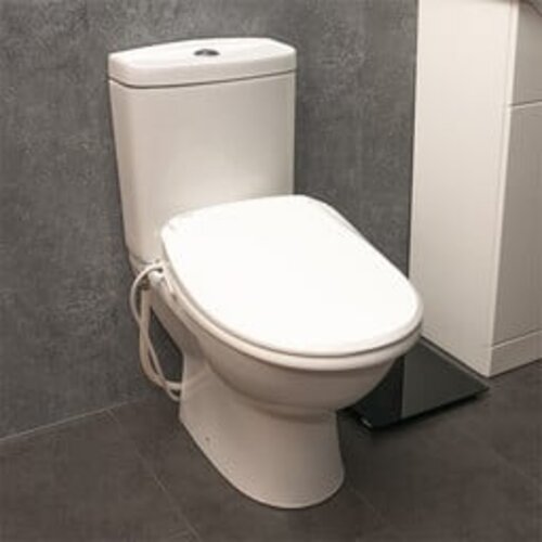 Abattant WC E Loo avec nettoyage de bidet avec sèche-cheveux à air chaud, veilleuse et siège chauffant confort
