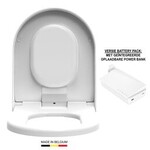 Abattant de toilettes avec extraction d'odeurs intégrée