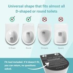 Abattant de toilettes avec extraction d'odeurs intégrée