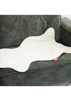 Couverture chauffante en peau de mouton 115x65cm