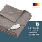 Couverture chauffante douillette, taupe