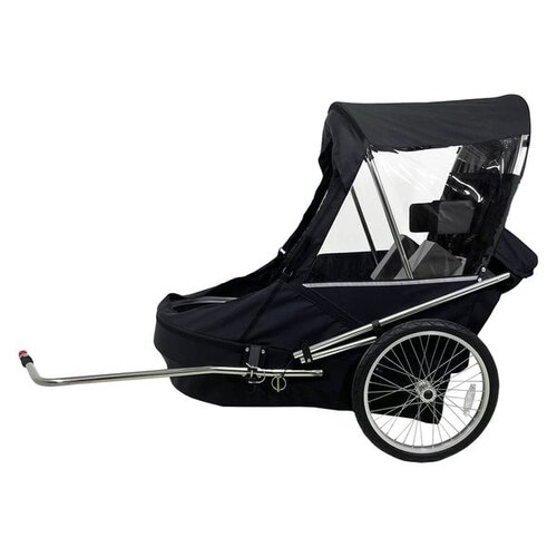 Grande remorque à vélo Wike Special Needs - comprenant une poussette et un ensemble de jogging