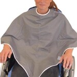 Bavoir carré imperméable, 72 x 90 cm, gris