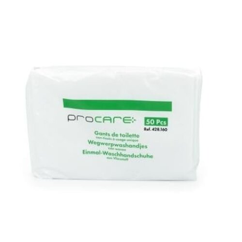 Débarbouillettes non tissées Procare Boîte de 20 paquets de 50
