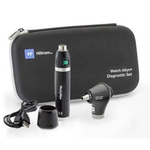 Otoscope Welch Allyn Macroview Led, avec poignée et support