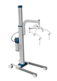 Colonne élévatrice électrique Line 4 points à fourche inclinable électrique