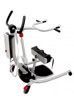 Ergolet Stellar 170 élévateur actif avec écarteur de jambes électrique Nouvelle version, gris argenté.