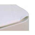 Rehausseur de siège de toilette avec accoudoirs et couvercle