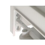 Rehausseur de siège de toilette avec accoudoirs et couvercle