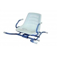 Siège de bain pivotant à 360° Spidra 600, déplaçable transversalement.