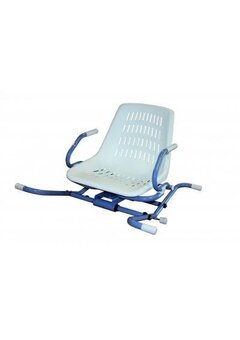 Siège de bain pivotant à 360° Spidra 600, déplaçable transversalement.