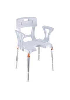 Chaise de douche réglable Gcare Home Ergochair avec accoudoirs et dossiers