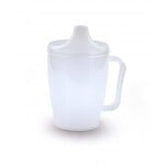Tasse avec 2 couvercles à bec verseur, 250 cc, avec une anse