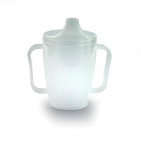 Tasse avec couvercle à bec verseur et 2 anses, 250 cc