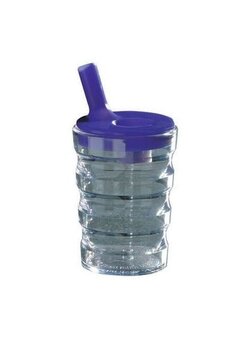 Couvercle avec bec verseur indicateur de température pour tasse à frissons